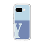 スリムプロテクションプレミアムケース［ オリジナル - initial two tone - Y blue ］