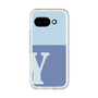スリムプロテクションプレミアムケース［ オリジナル - initial two tone - Y blue ］