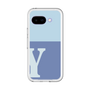 スリムプロテクションプレミアムケース［ オリジナル - initial two tone - Y blue ］