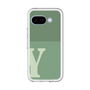 スリムプロテクションプレミアムケース［ オリジナル - initial two tone - Y green ］