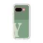 スリムプロテクションプレミアムケース［ オリジナル - initial two tone - Y green ］