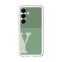 スリムプロテクションプレミアムケース［ オリジナル - initial two tone - Y green ］