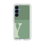 スリムプロテクションプレミアムケース［ オリジナル - initial two tone - Y green ］