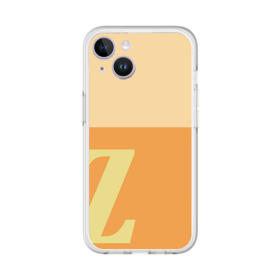 スリムプロテクションプレミアムケース［ オリジナル - initial two tone - Z orange ］