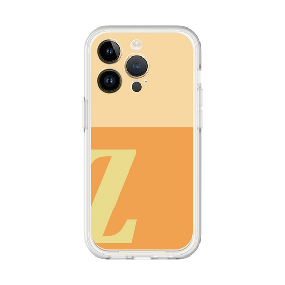 スリムプロテクションプレミアムケース［ オリジナル - initial two tone - Z orange ］