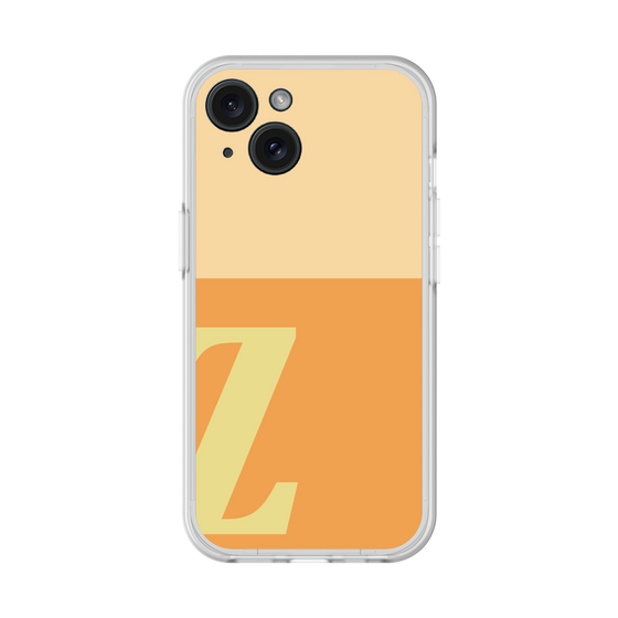 スリムプロテクションプレミアムケース［ オリジナル - initial two tone - Z orange ］