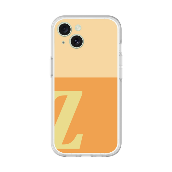 スリムプロテクションプレミアムケース［ オリジナル - initial two tone - Z orange ］