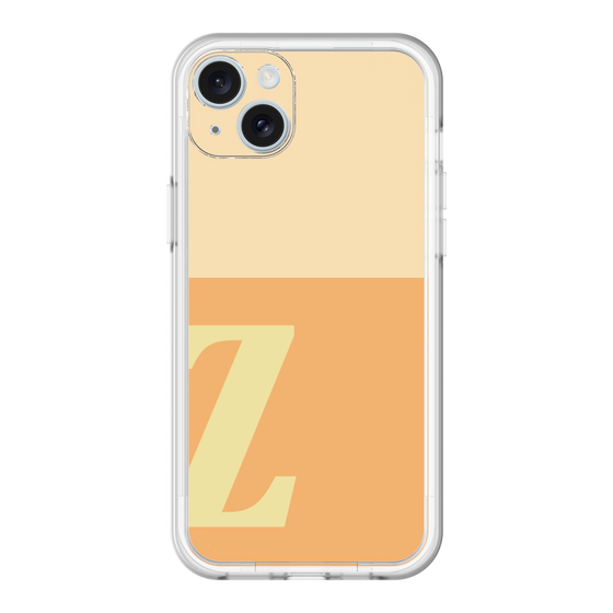 スリムプロテクションプレミアムケース［ オリジナル - initial two tone - Z orange ］