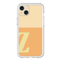 スリムプロテクションプレミアムケース［ オリジナル - initial two tone - Z orange ］