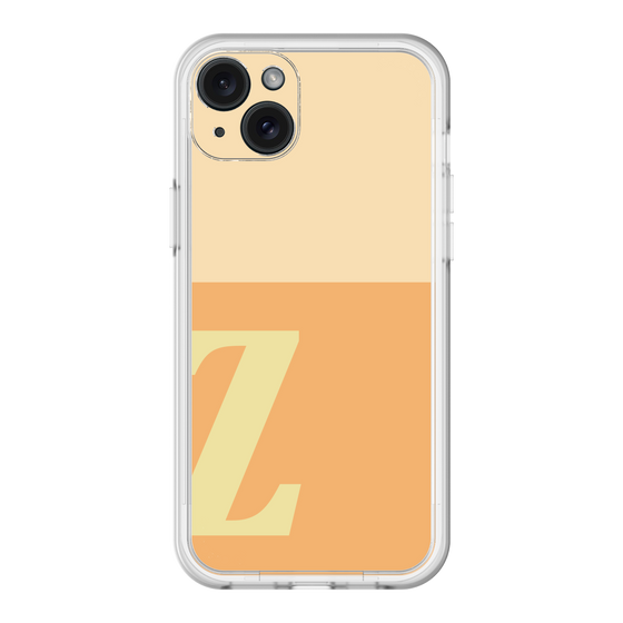 スリムプロテクションプレミアムケース［ オリジナル - initial two tone - Z orange ］
