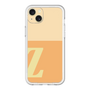 スリムプロテクションプレミアムケース［ オリジナル - initial two tone - Z orange ］