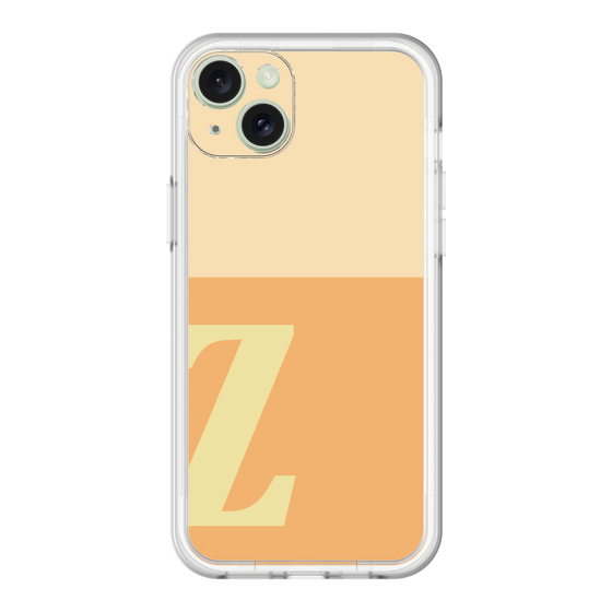 スリムプロテクションプレミアムケース［ オリジナル - initial two tone - Z orange ］