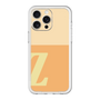 スリムプロテクションプレミアムケース［ オリジナル - initial two tone - Z orange ］