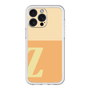 スリムプロテクションプレミアムケース［ オリジナル - initial two tone - Z orange ］