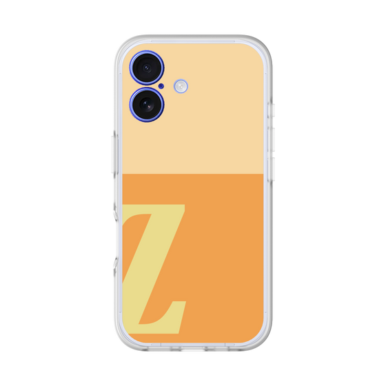 スリムプロテクションプレミアムケース［ オリジナル - initial two tone - Z orange ］