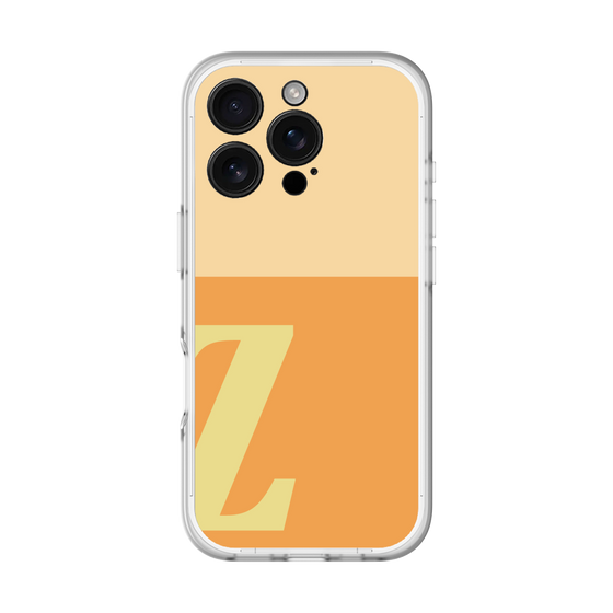 スリムプロテクションプレミアムケース［ オリジナル - initial two tone - Z orange ］