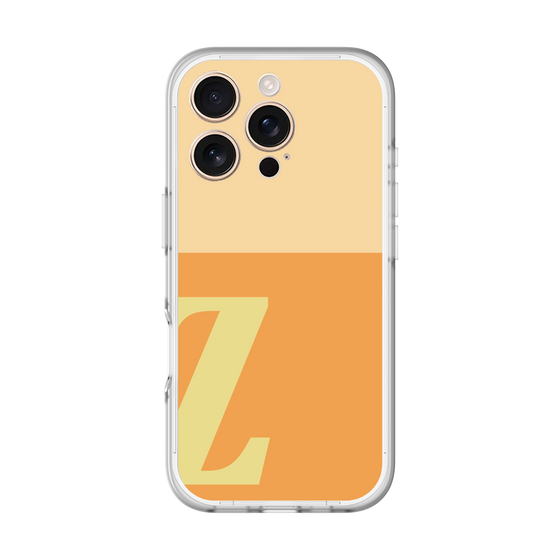 スリムプロテクションプレミアムケース［ オリジナル - initial two tone - Z orange ］