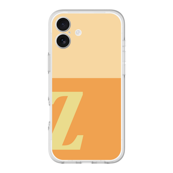 スリムプロテクションプレミアムケース［ オリジナル - initial two tone - Z orange ］