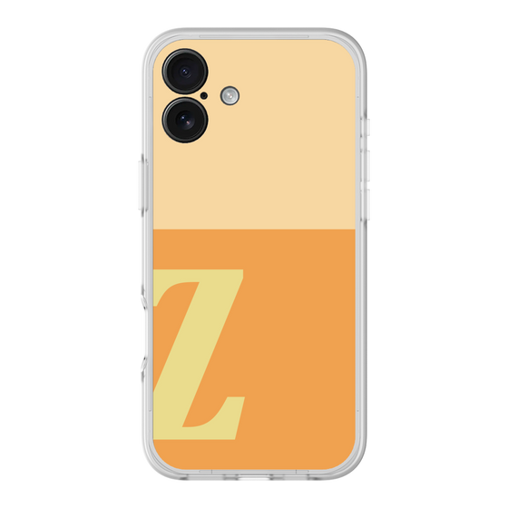 スリムプロテクションプレミアムケース［ オリジナル - initial two tone - Z orange ］