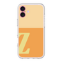 スリムプロテクションプレミアムケース［ オリジナル - initial two tone - Z orange ］