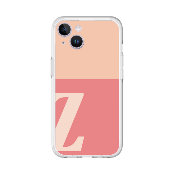 スリムプロテクションプレミアムケース［ オリジナル - initial two tone - Z pink ］