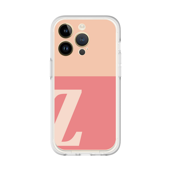 スリムプロテクションプレミアムケース［ オリジナル - initial two tone - Z pink ］