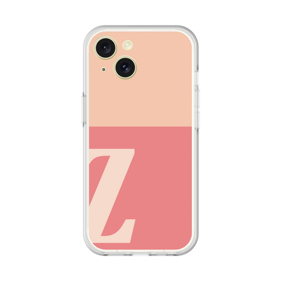 スリムプロテクションプレミアムケース［ オリジナル - initial two tone - Z pink ］