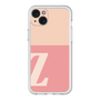 スリムプロテクションプレミアムケース［ オリジナル - initial two tone - Z pink ］