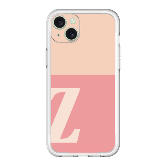 スリムプロテクションプレミアムケース［ オリジナル - initial two tone - Z pink ］