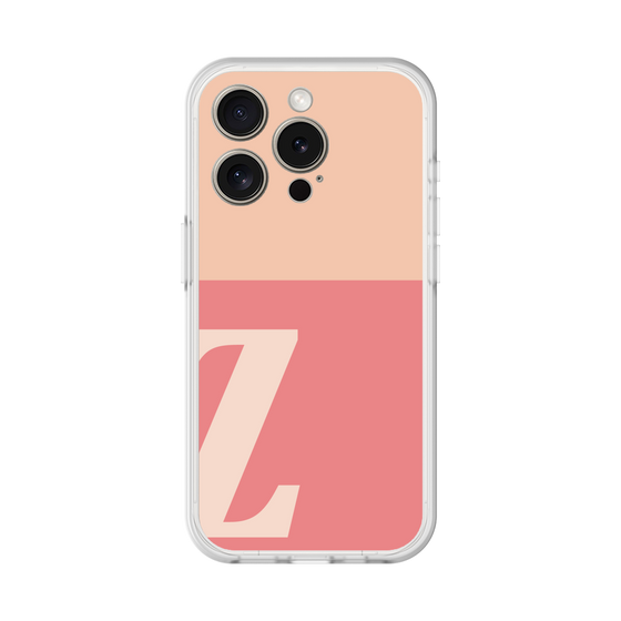 スリムプロテクションプレミアムケース［ オリジナル - initial two tone - Z pink ］