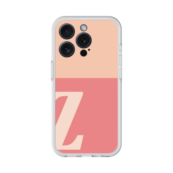 スリムプロテクションプレミアムケース［ オリジナル - initial two tone - Z pink ］