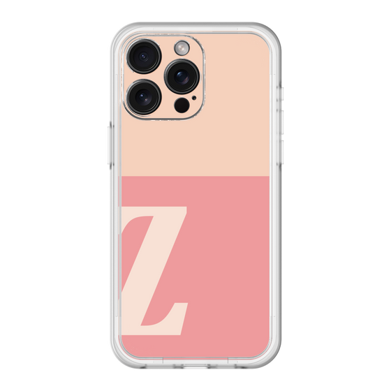 スリムプロテクションプレミアムケース［ オリジナル - initial two tone - Z pink ］