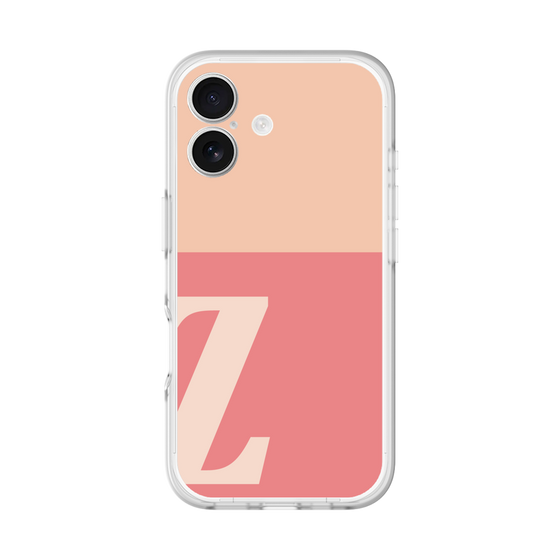 スリムプロテクションプレミアムケース［ オリジナル - initial two tone - Z pink ］