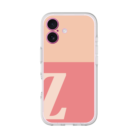 スリムプロテクションプレミアムケース［ オリジナル - initial two tone - Z pink ］