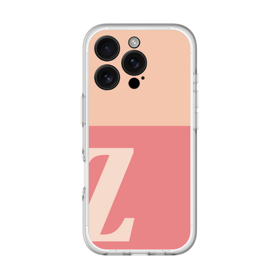 スリムプロテクションプレミアムケース［ オリジナル - initial two tone - Z pink ］