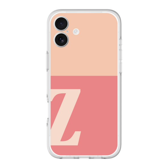 スリムプロテクションプレミアムケース［ オリジナル - initial two tone - Z pink ］