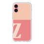 スリムプロテクションプレミアムケース［ オリジナル - initial two tone - Z pink ］