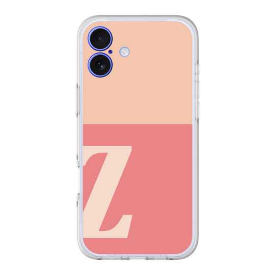 スリムプロテクションプレミアムケース［ オリジナル - initial two tone - Z pink ］