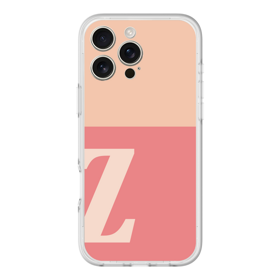 スリムプロテクションプレミアムケース［ オリジナル - initial two tone - Z pink ］