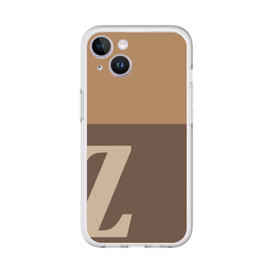 スリムプロテクションプレミアムケース［ オリジナル - initial two tone - Z brown ］