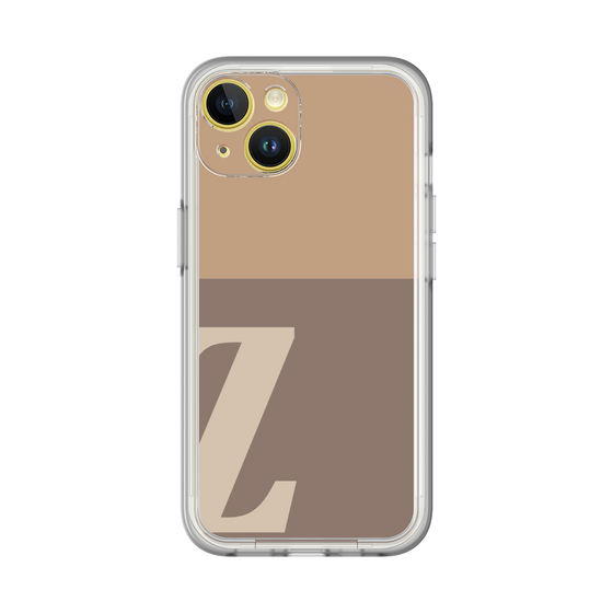 スリムプロテクションプレミアムケース［ オリジナル - initial two tone - Z brown ］