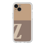 スリムプロテクションプレミアムケース［ オリジナル - initial two tone - Z brown ］