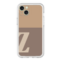 スリムプロテクションプレミアムケース［ オリジナル - initial two tone - Z brown ］
