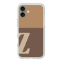 スリムプロテクションプレミアムケース［ オリジナル - initial two tone - Z brown ］