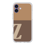 スリムプロテクションプレミアムケース［ オリジナル - initial two tone - Z brown ］