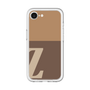 スリムプロテクションプレミアムケース［ オリジナル - initial two tone - Z brown ］