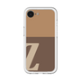 スリムプロテクションプレミアムケース［ オリジナル - initial two tone - Z brown ］