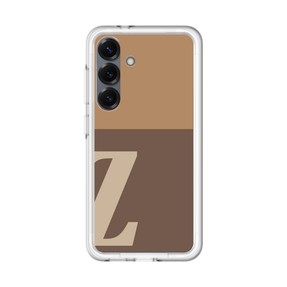 スリムプロテクションプレミアムケース［ オリジナル - initial two tone - Z brown ］