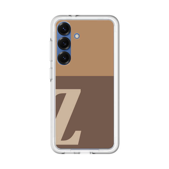 スリムプロテクションプレミアムケース［ オリジナル - initial two tone - Z brown ］