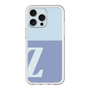 スリムプロテクションプレミアムケース［ オリジナル - initial two tone - Z blue ］